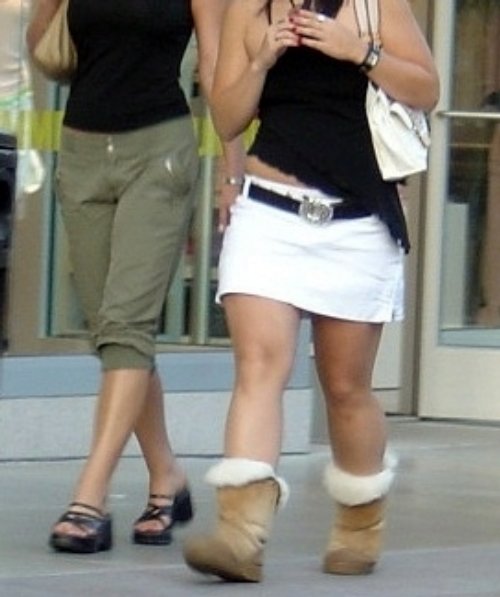 uggs and shorts